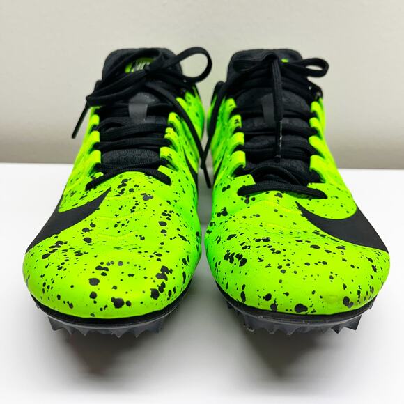NEW Nike Zoom Rival S 9 Electric Green Track Spikes Shoes Men's 11 Women's 12.5 - Picture 2 of 6